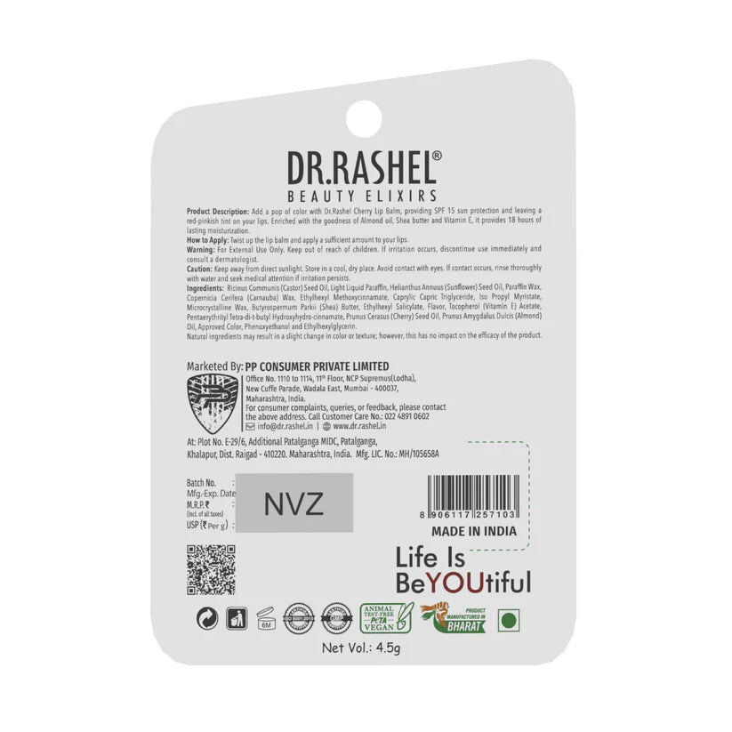 DR.RASHEL  CHERRY LIP BLAM