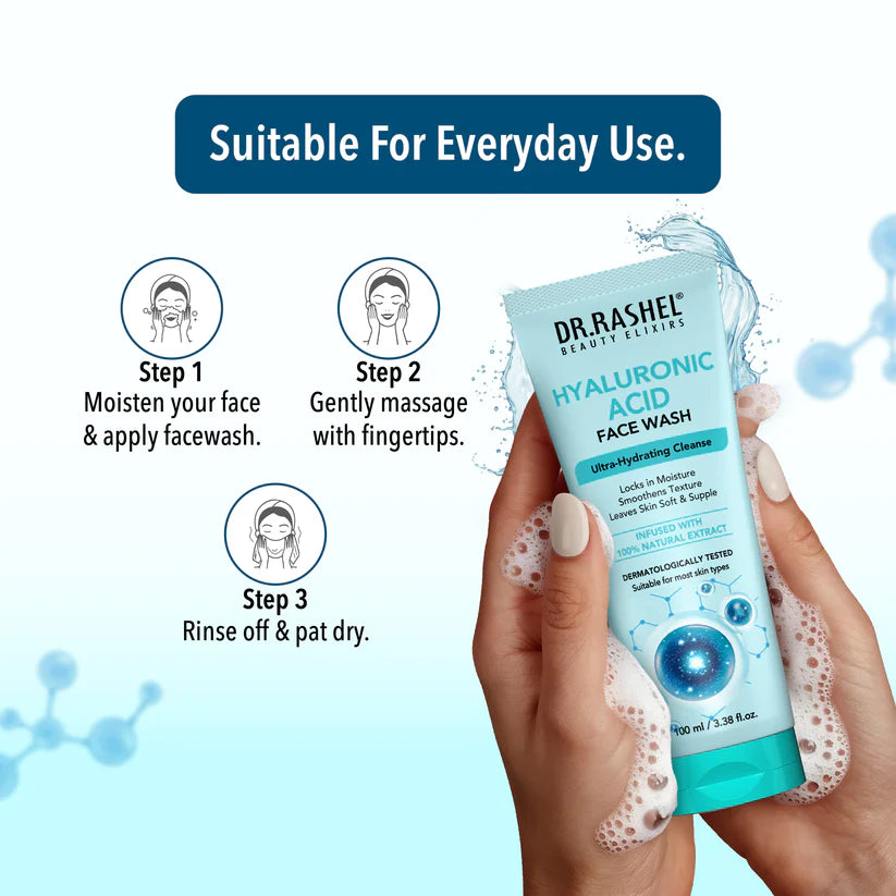 DR.RASHEL Hyaluronic Acid   FACE WASH