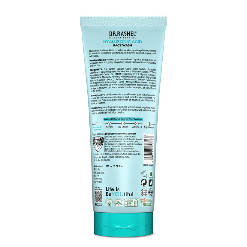 DR.RASHEL Hyaluronic Acid   FACE WASH