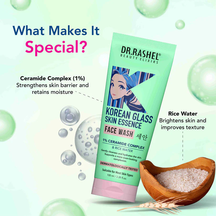 DR.RASHEL KOREAN GLASS SKIN  ESSENCE FACE WASH