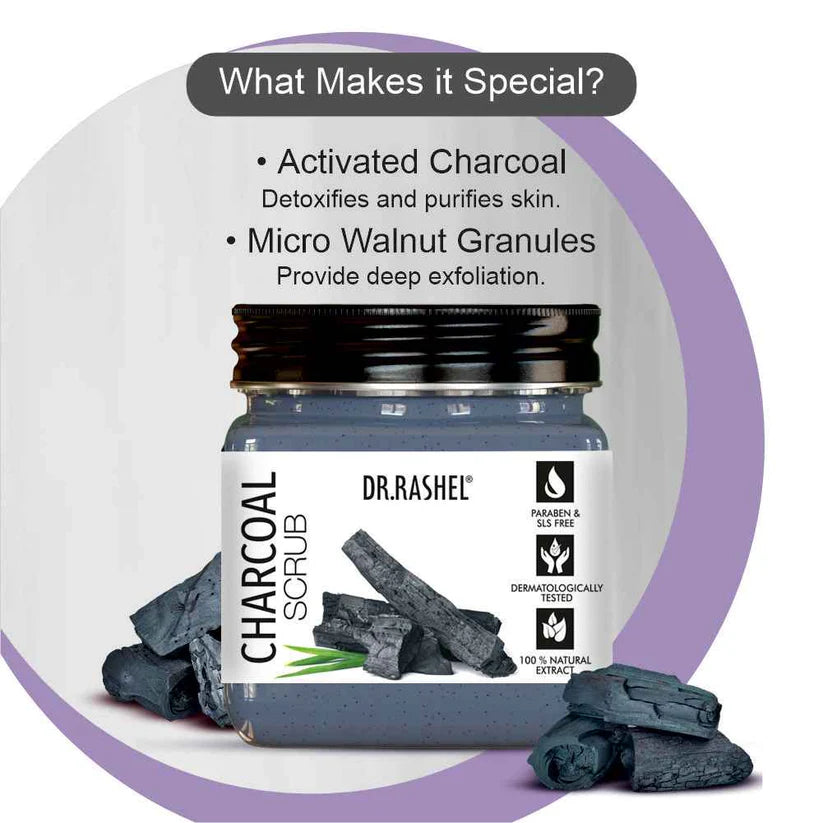 DR.RASHEL CHARCOAL FACE SCRUB